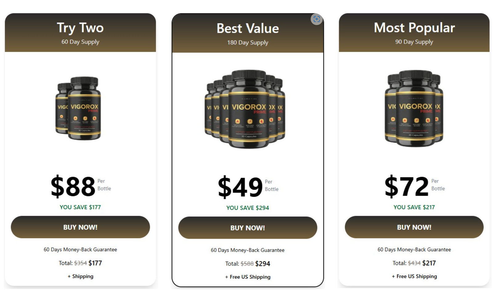 Vigorox Prime Bottle Special Pack