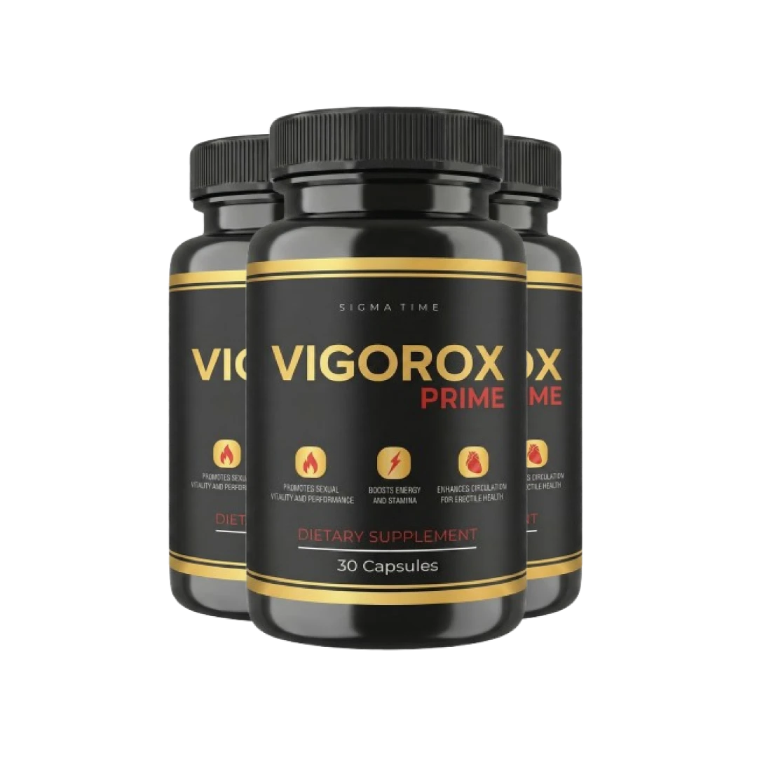 Vigorox Prime Three Bottle Package - Natural male wellness Supplement